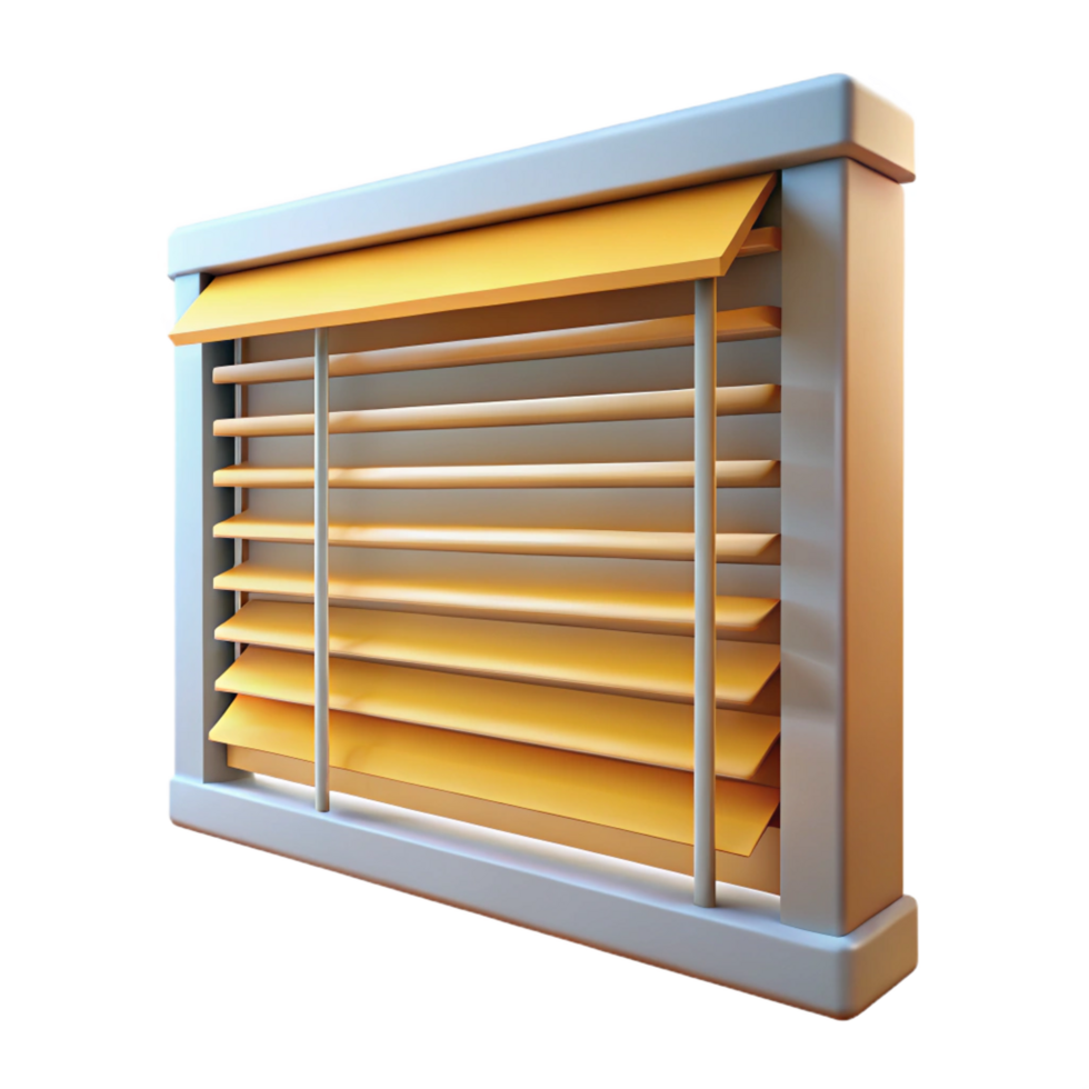 vibrant contemporary Window blinds, Venetian blinds, window covering, authentic png
