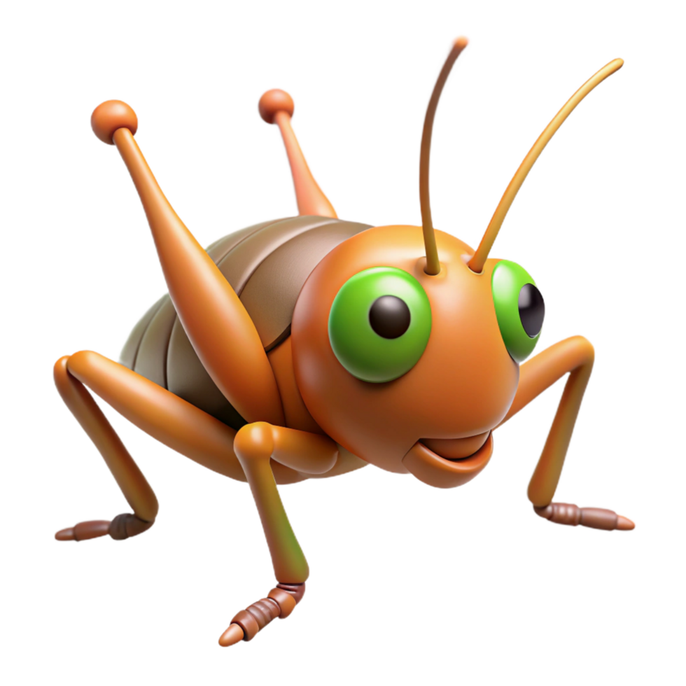 beautiful traditional A chirping cricket premium png