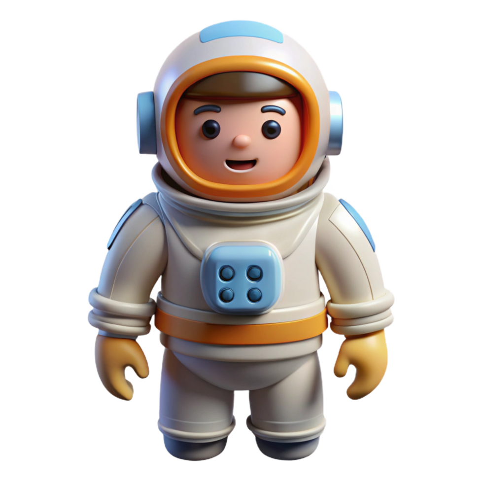 impressive abstract Astronaut in a spacesuit, high quality png