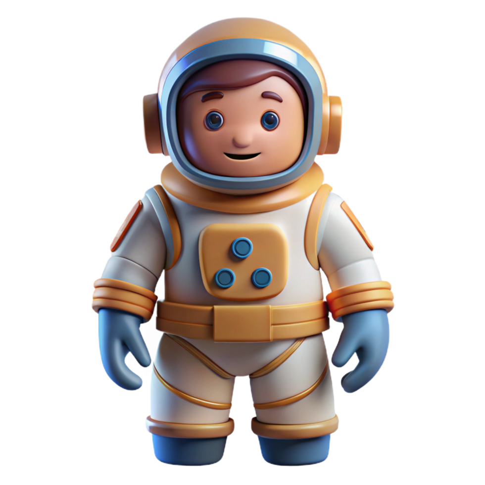 stunning minimalist Astronaut in a spacesuit, authentic png