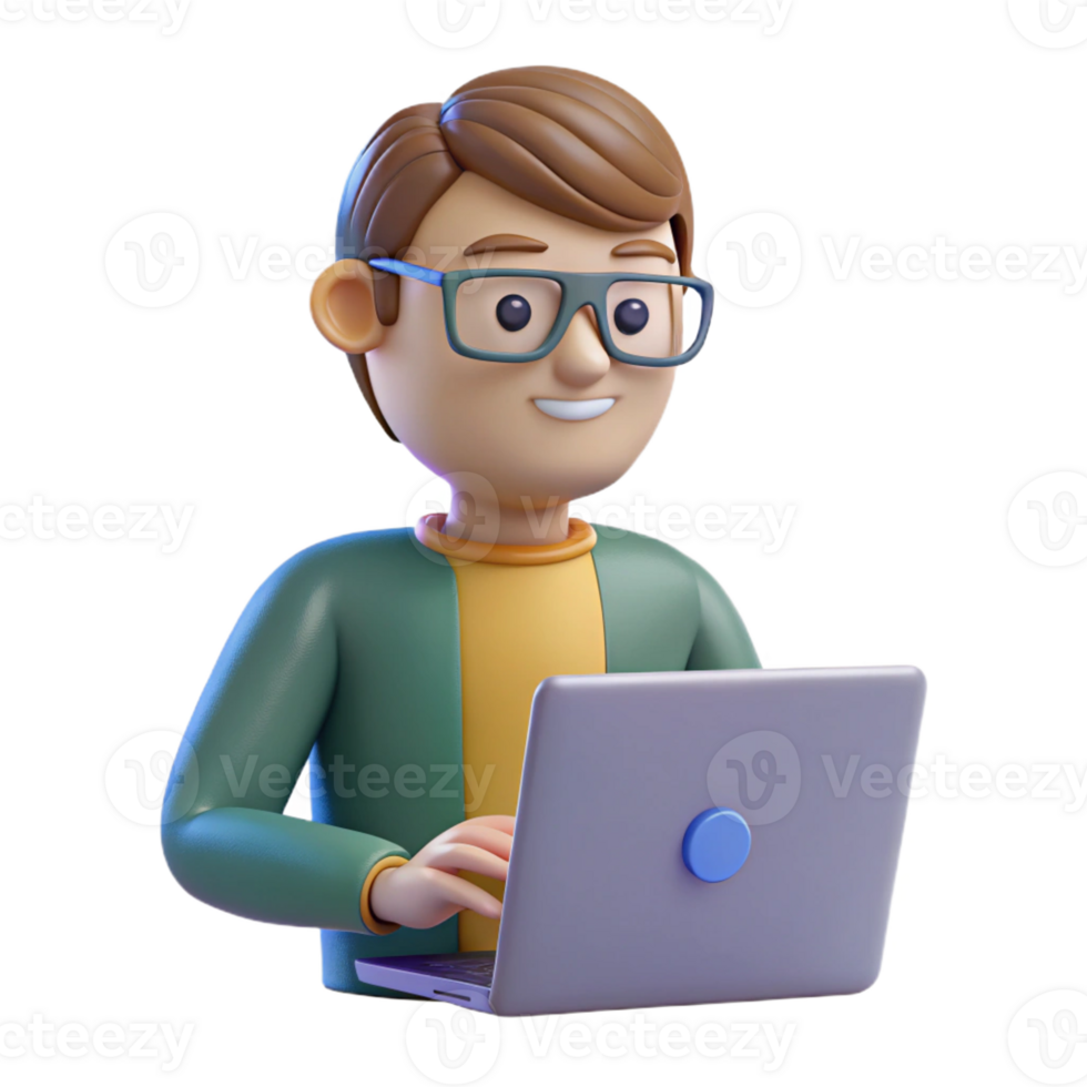 dramatic modern Programmer coding on a laptop professional png