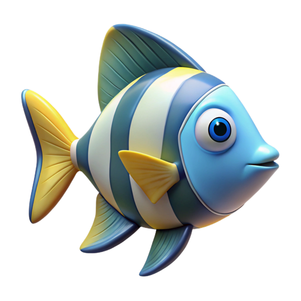 dramatic abstract Tropical fish high resolution png