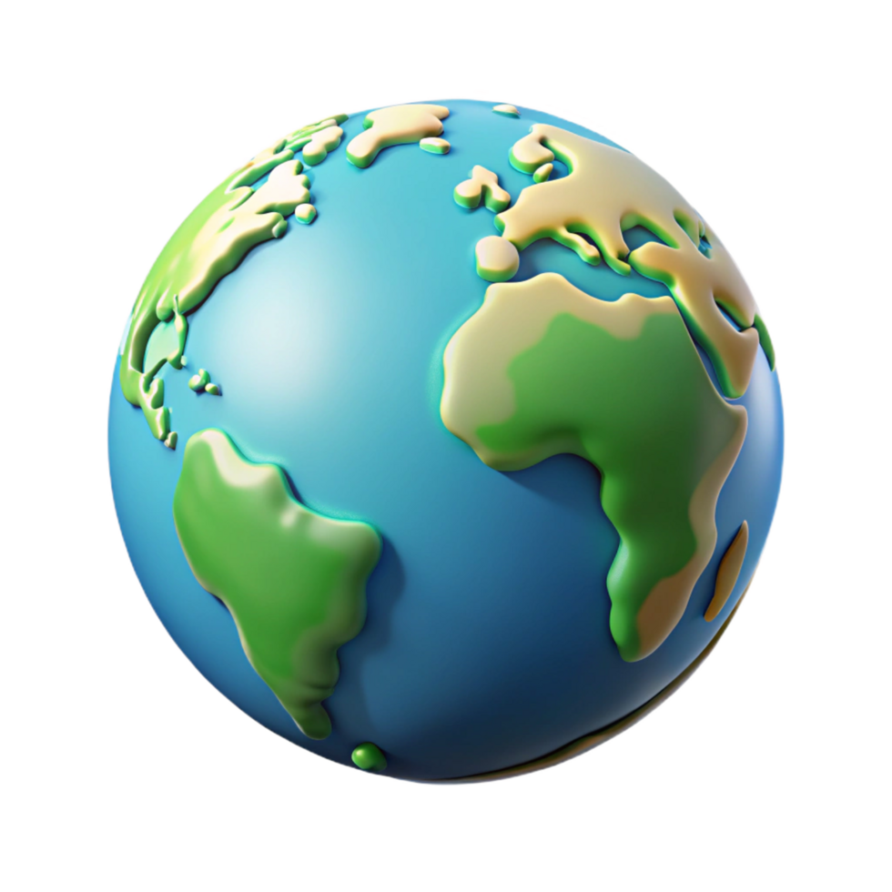 vibrant contemporary Planet Earth high quality png