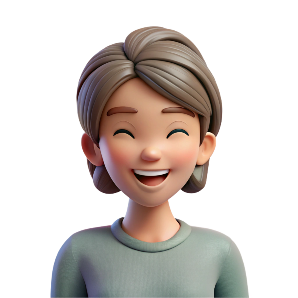 elegant modern Woman with a playful wink exclusive png