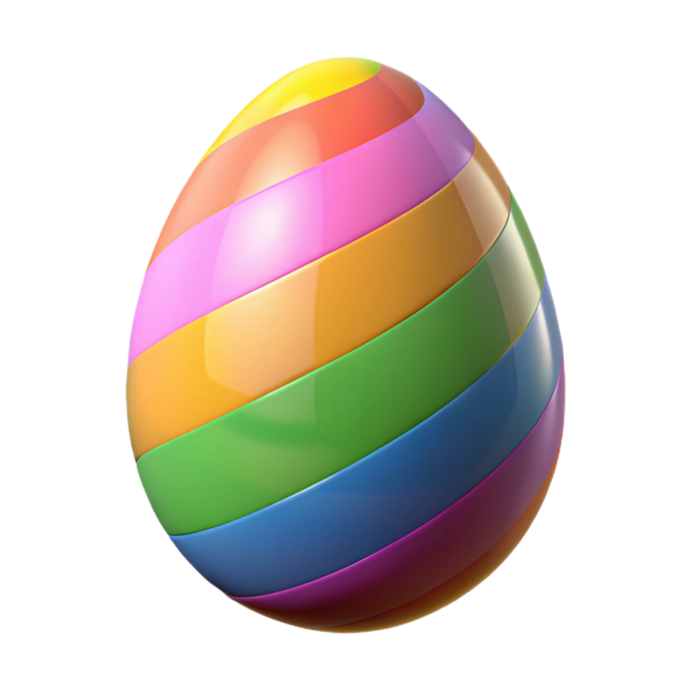 dramatic vintage Easter egg with a colorful design exclusive png