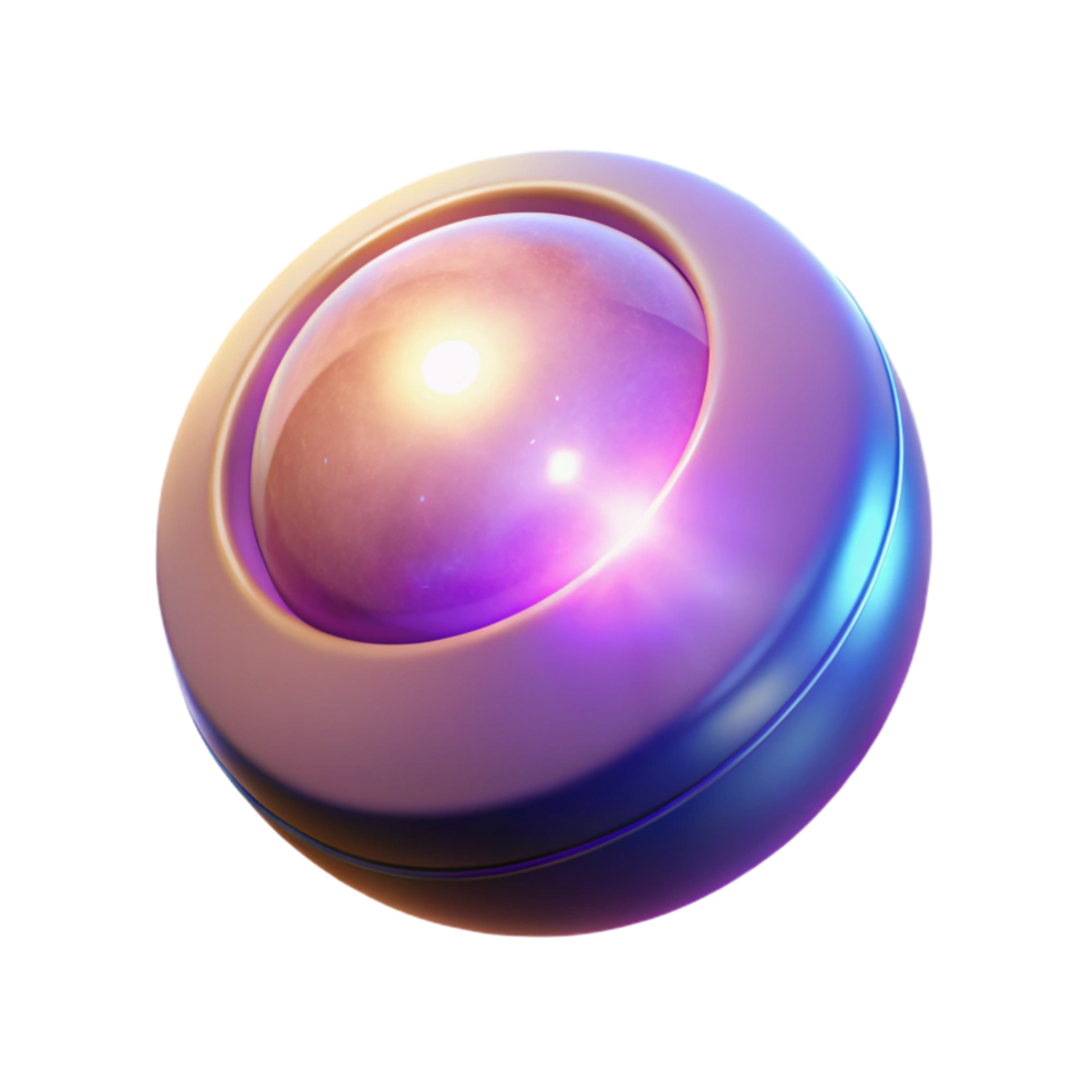 vibrant artistic A single, glowing orb, magical energy, floating in mid-air, exclusive png