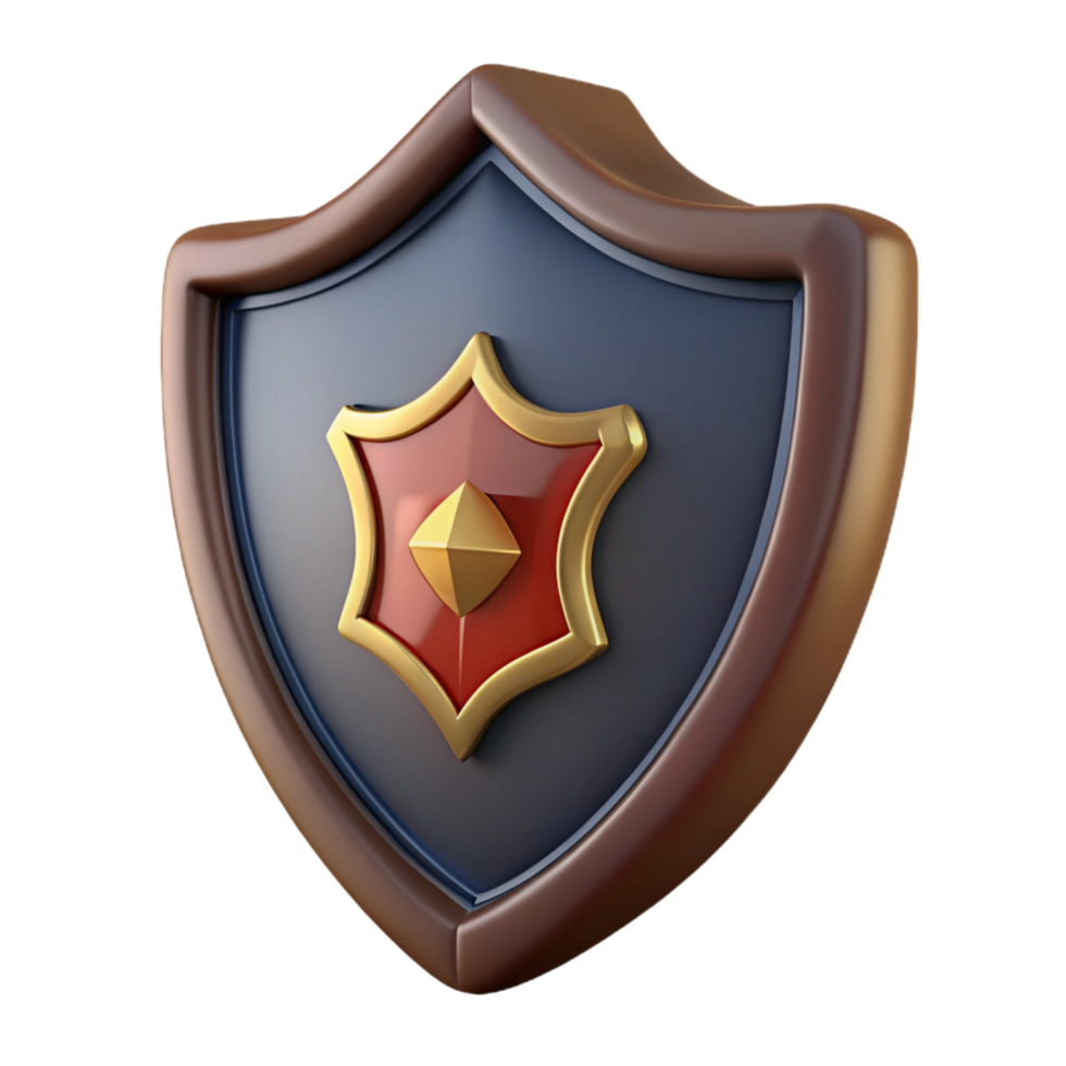 beautiful traditional A single, ornate shield, emblazoned with a coat of arms, authentic png