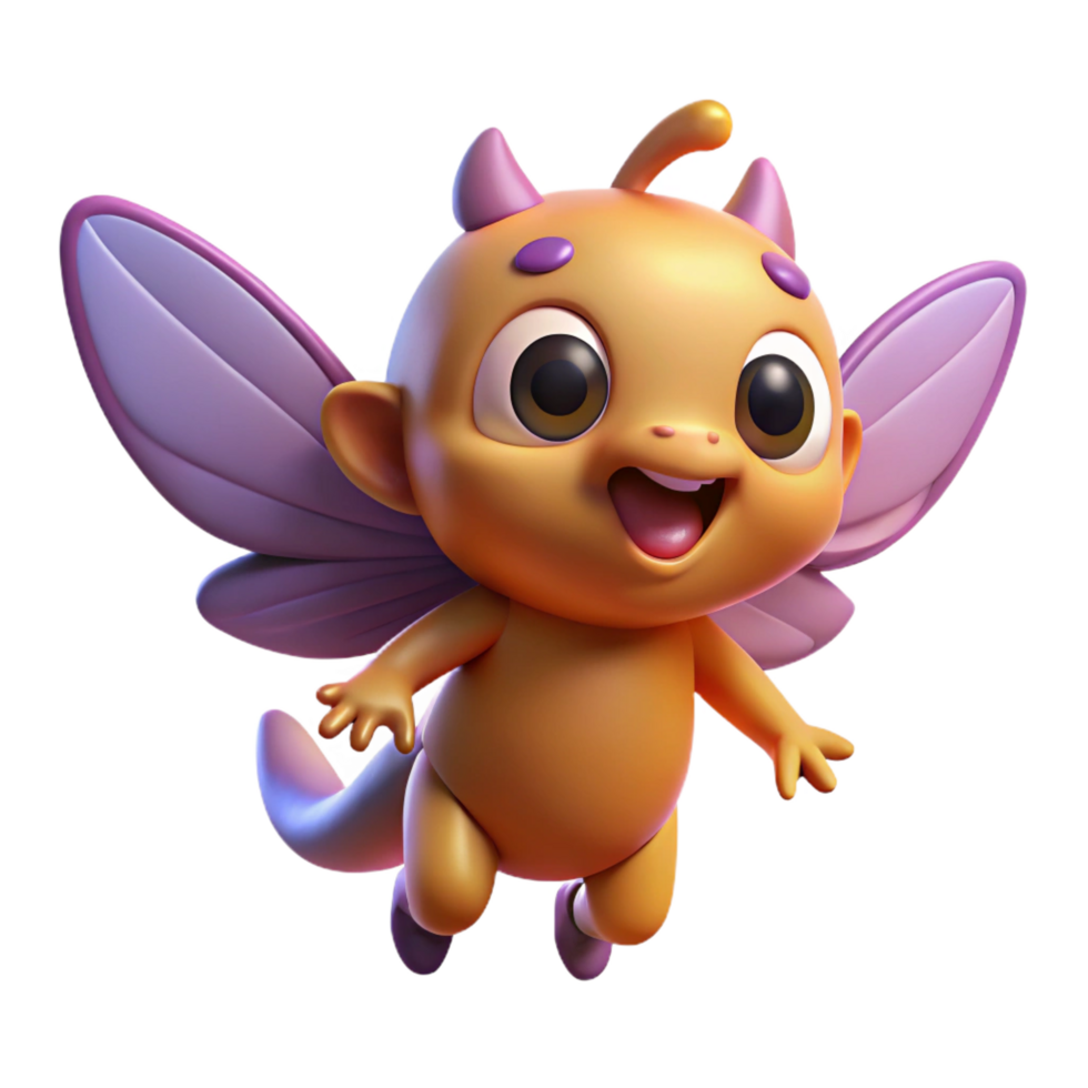 vibrant classic A playful sprite, fluttering wings, mischievous expression, exclusive png
