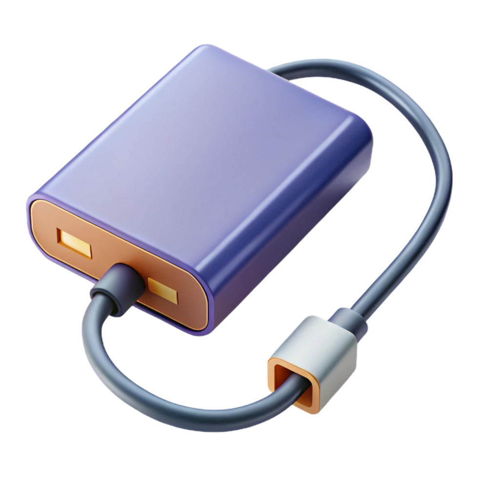 wonderful modern External hard drive with USB-C connector professional png