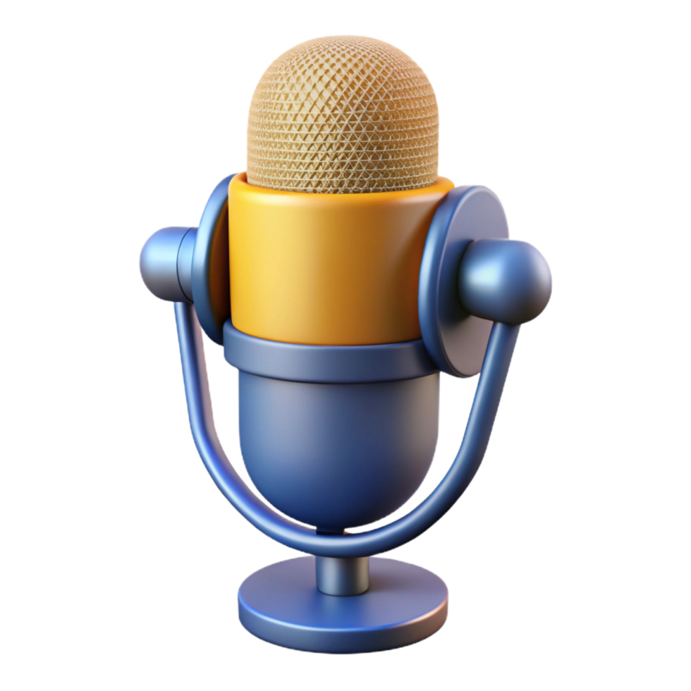 dramatic rustic Studio microphone with pop filter authentic png