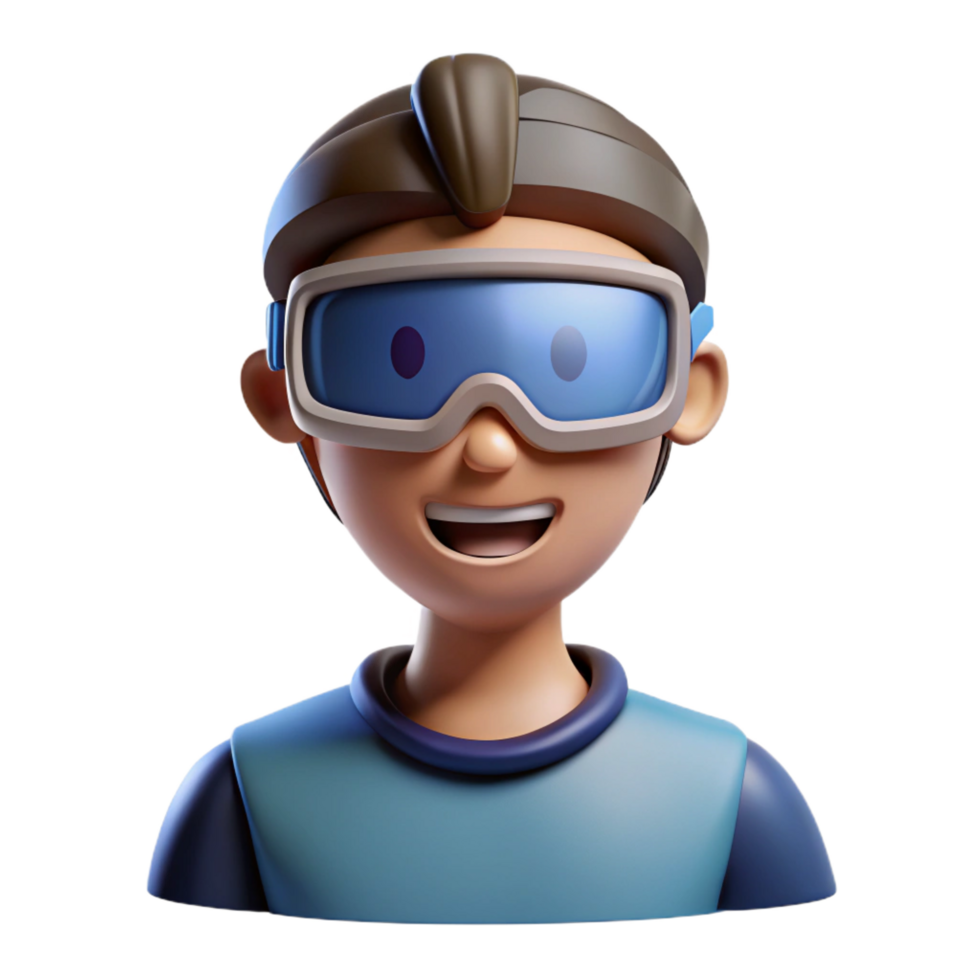 vibrant creative Metaverse virtual reality avatar high quality png