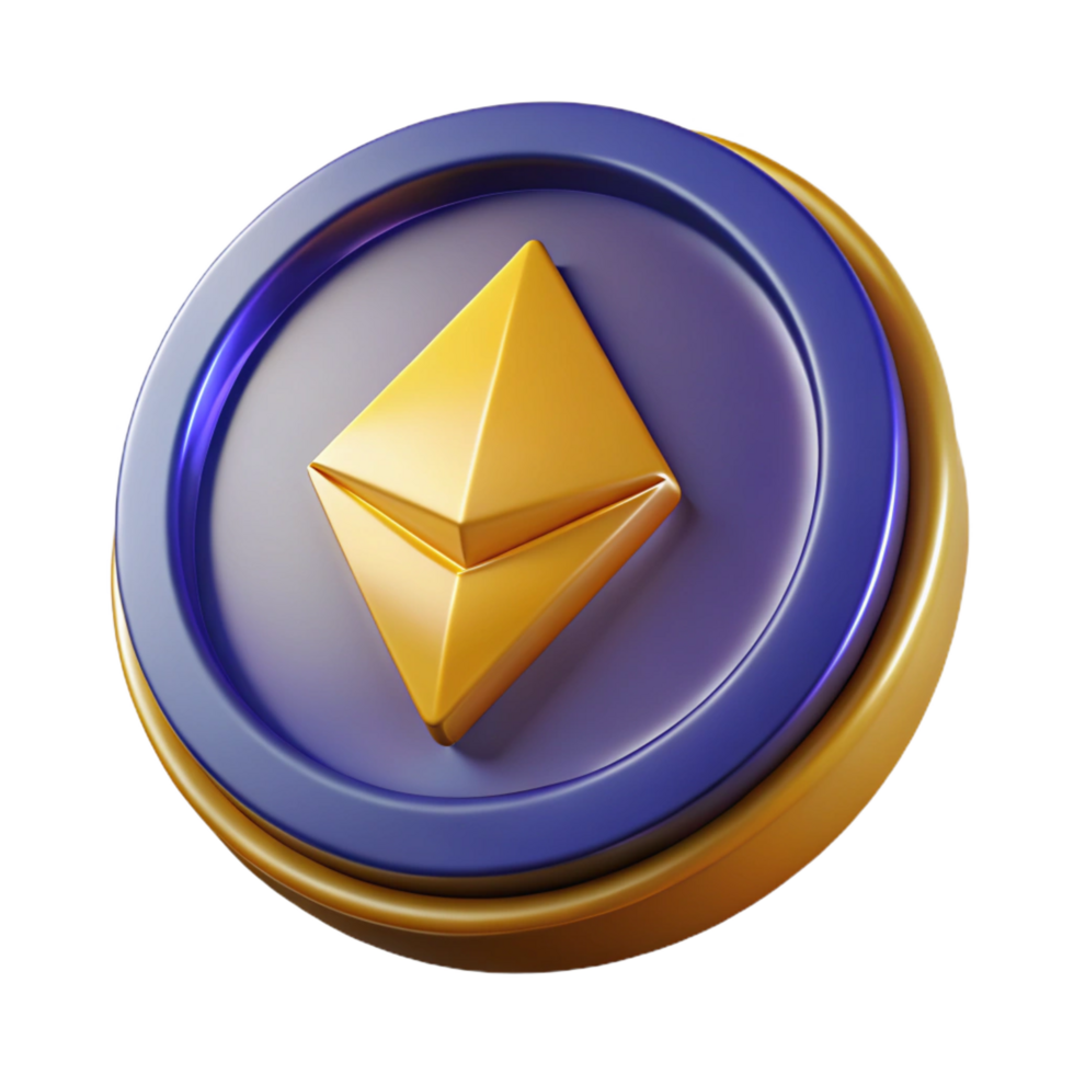 extraordinary creative Ethereum cryptocurrency coin exclusive png