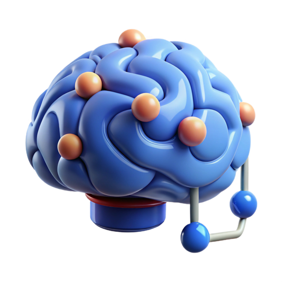 stunning classic Brain-computer interface connecting mind to machine high quality png