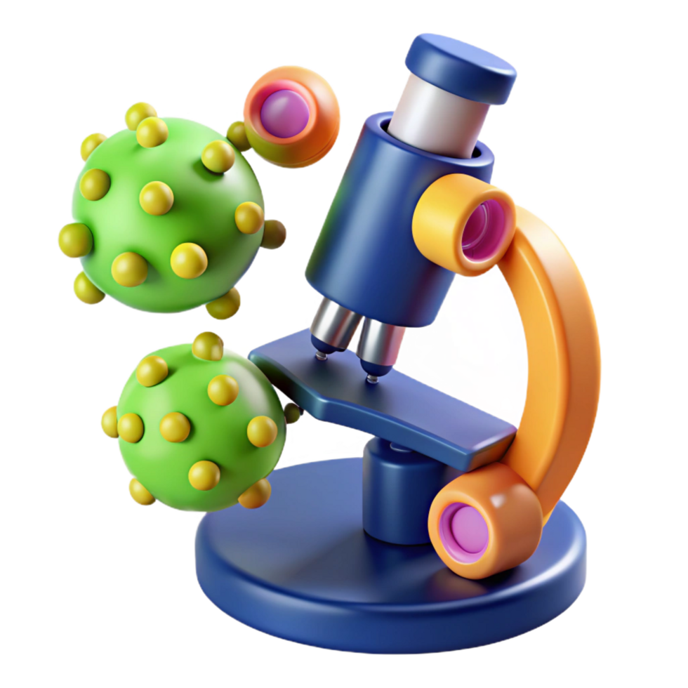 stunning rustic Microscope examining microscopic organisms premium png