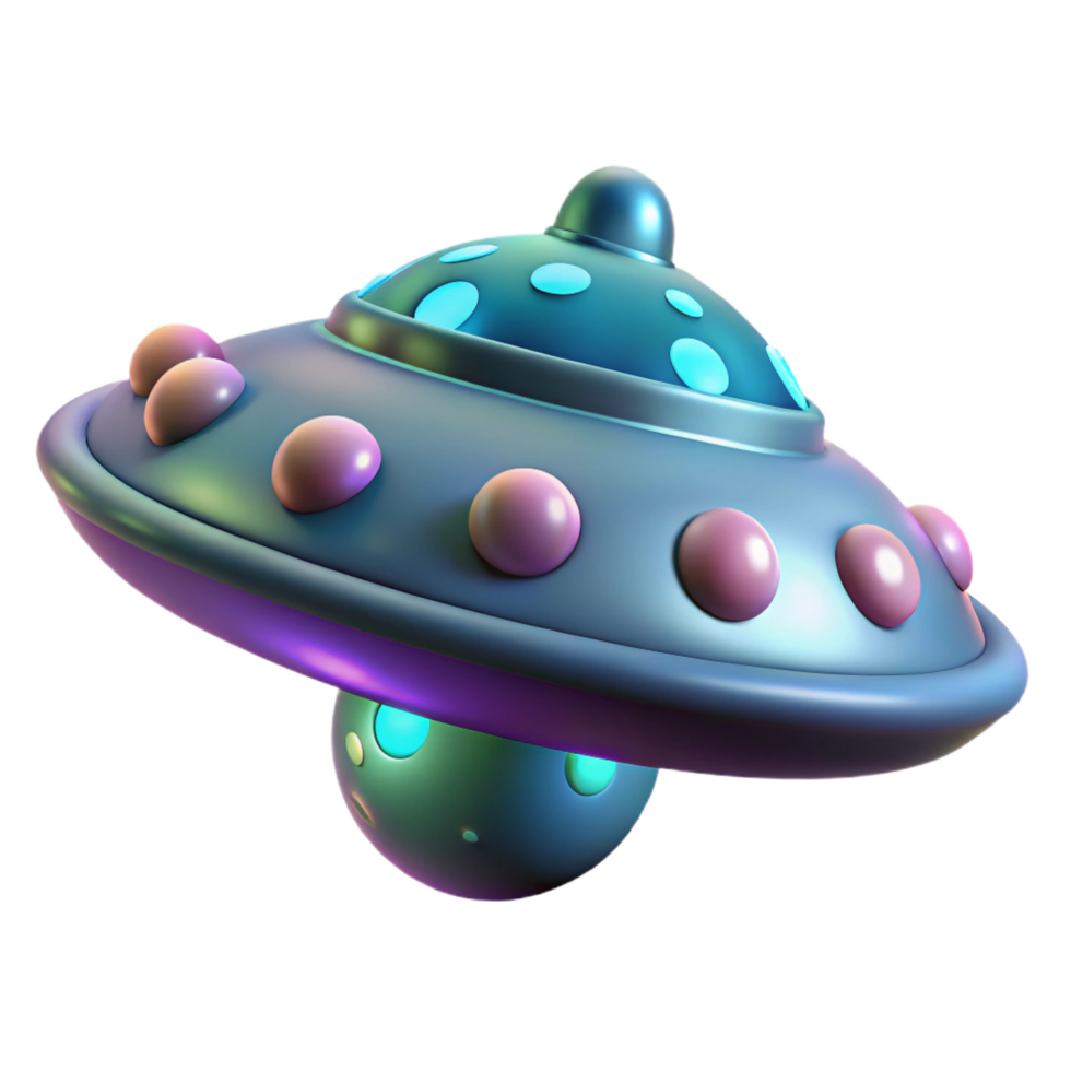 beautiful artistic Alien spore pod with bioluminescent glow, high resolution png