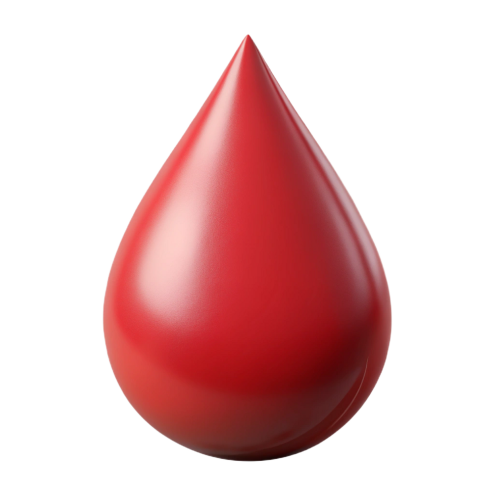 extraordinary modern A single drop of blood, authentic png