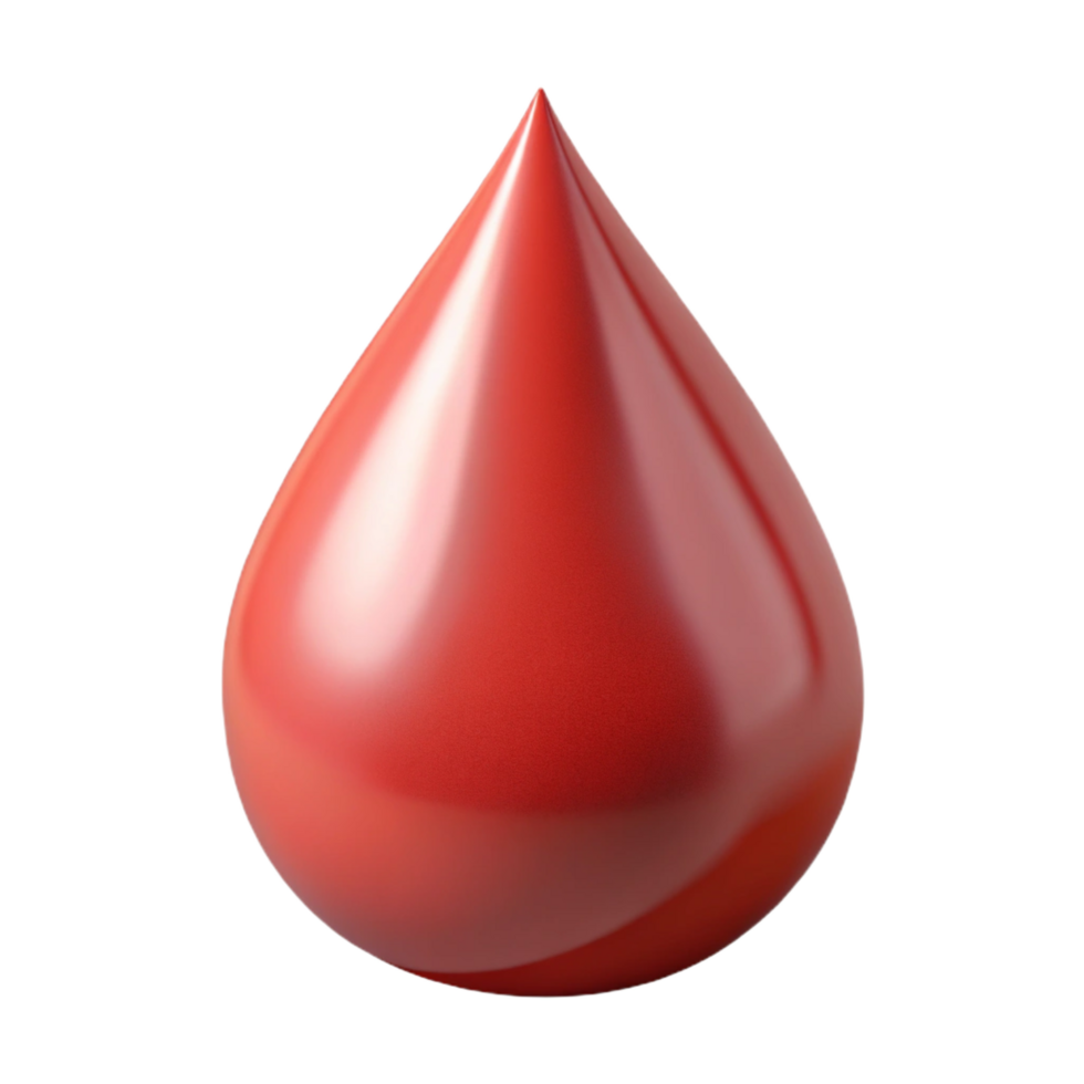stunning modern A single drop of blood, detailed png