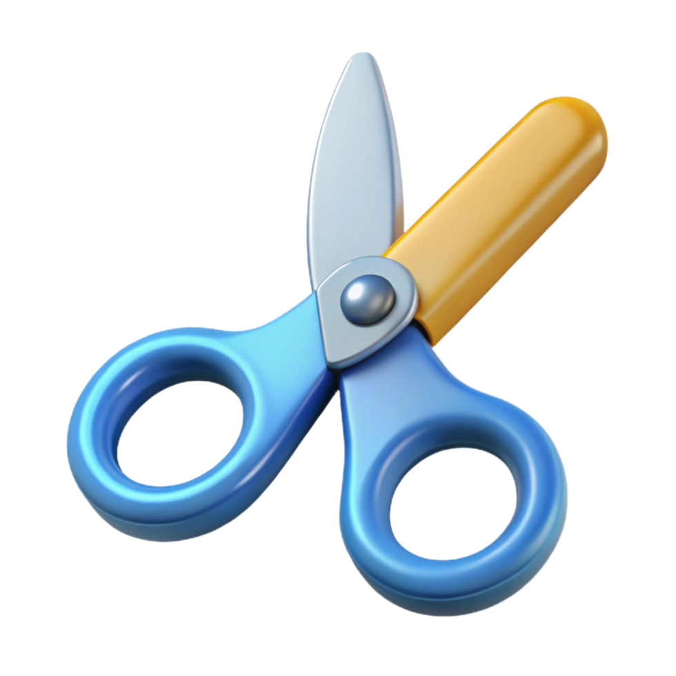 extraordinary rustic A pair of scissors, open, detailed png