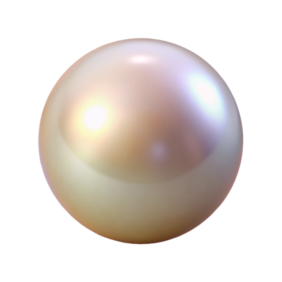 serene vintage A single pearl, original png