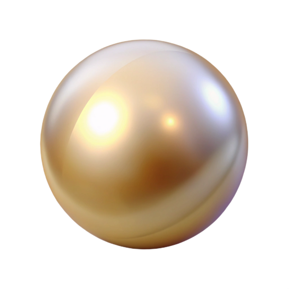 dramatic abstract A single pearl, authentic png