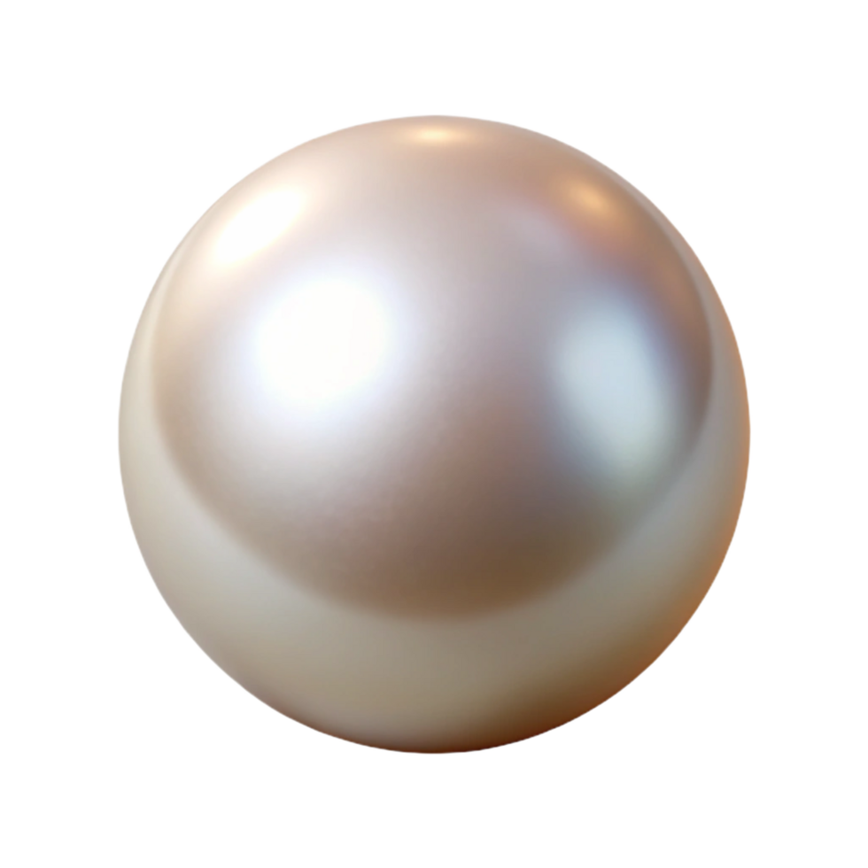 elegant traditional A single pearl, detailed png
