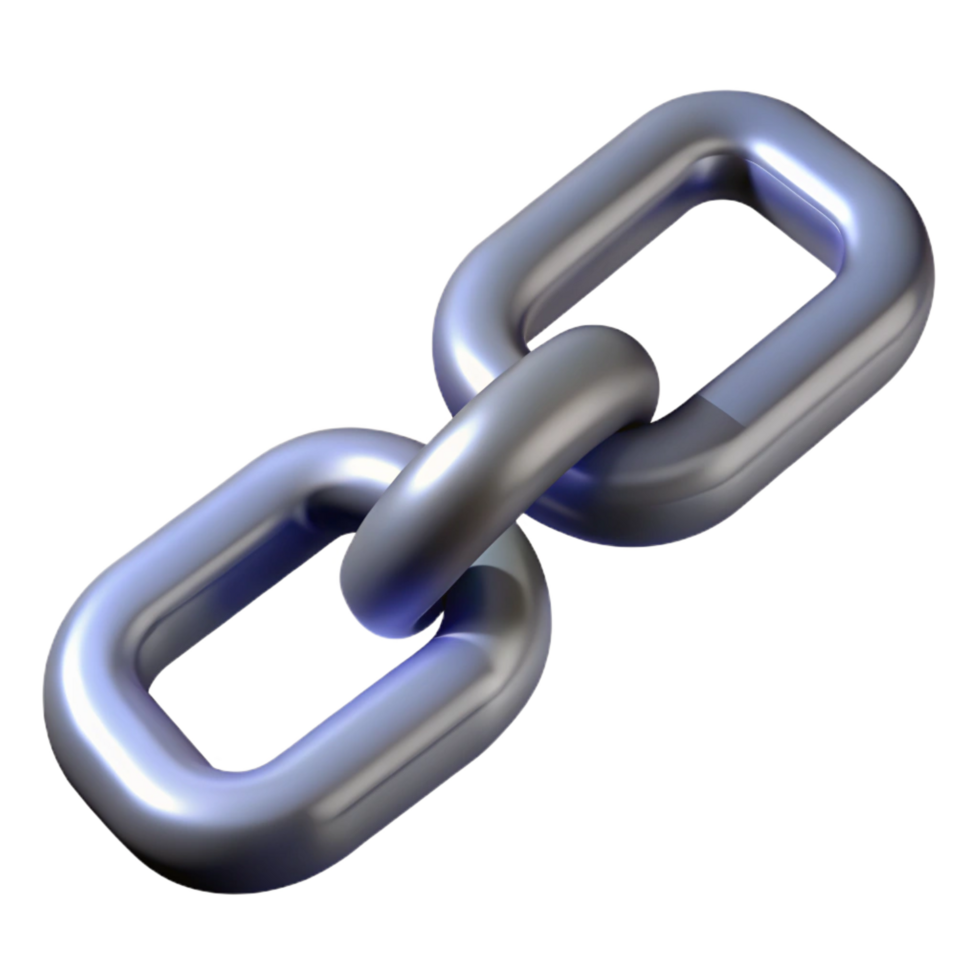 vibrant rustic A broken chain link, premium png