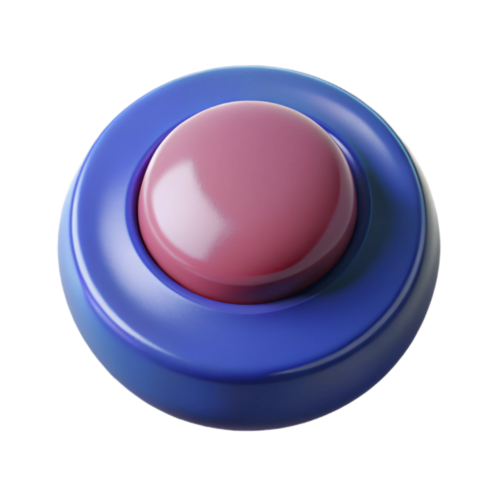 magnificent contemporary A single button, high quality png
