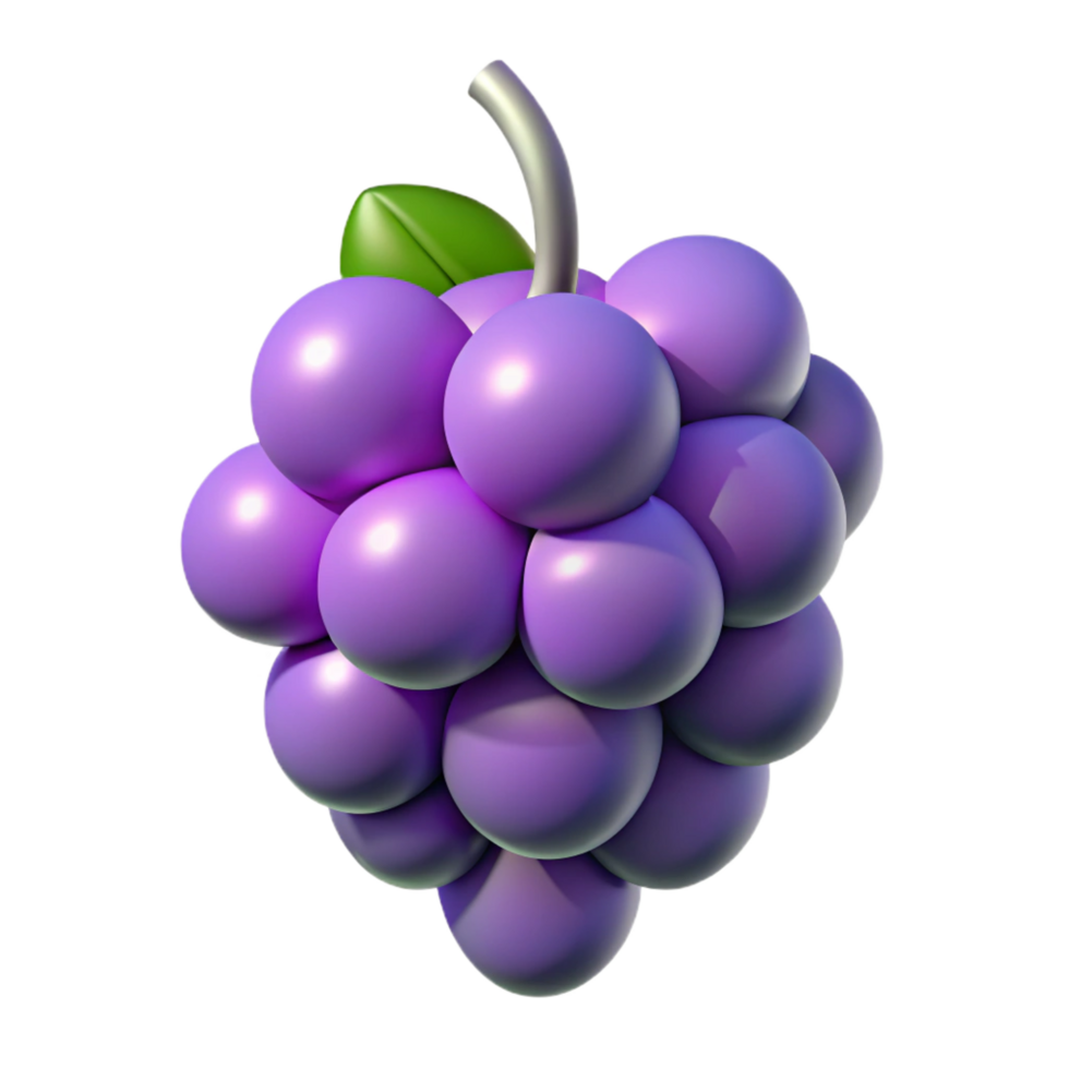beautiful contemporary A single grape, high quality png