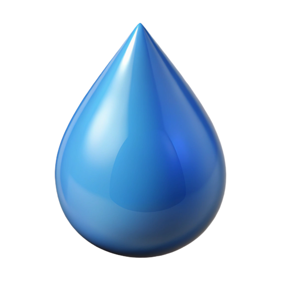 dramatic creative A single raindrop, original png