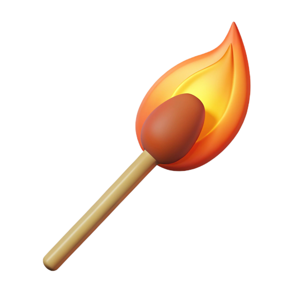 magnificent traditional A single matchstick, unburnt, genuine png