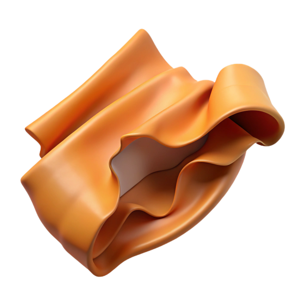 impressive minimalist A torn piece of fabric, 4K png