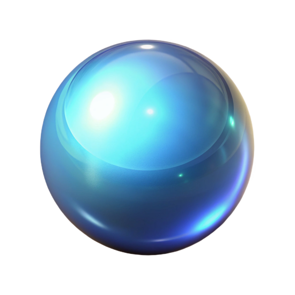 magnificent minimalist A single, glowing orb of pure energy 4K png