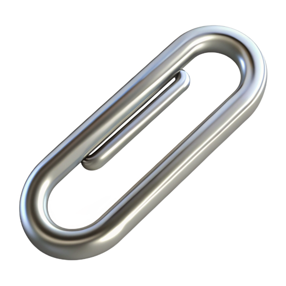 serene vintage A single, paperclip, silver, standard size exclusive png