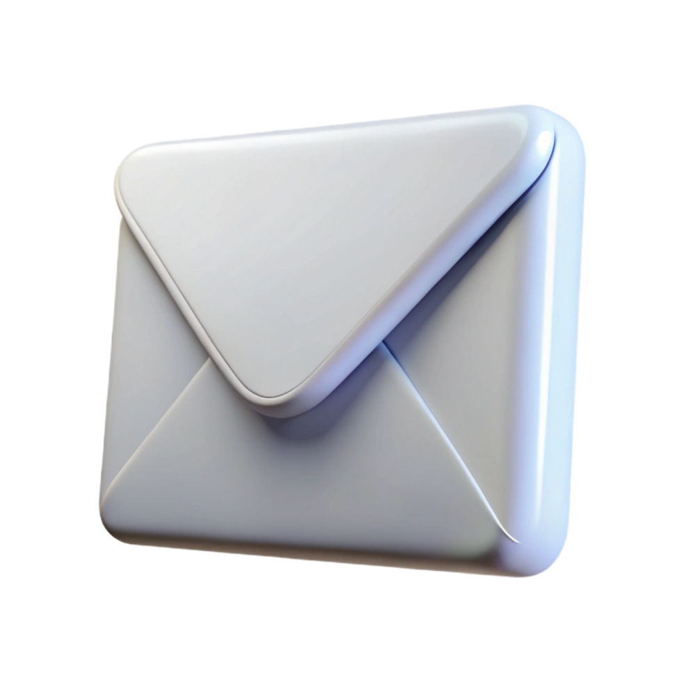 stunning contemporary A single, envelope, white, sealed high resolution png