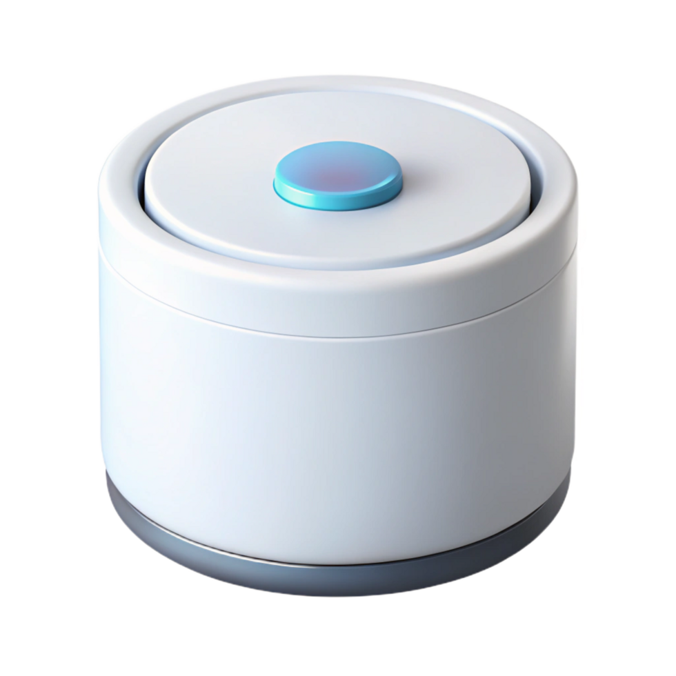 wonderful classic A smart home hub, white and cylindrical exclusive png