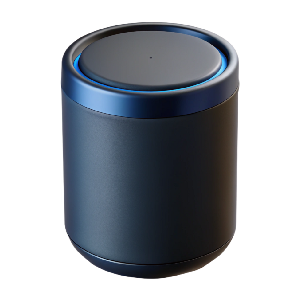 stunning artistic A smart speaker, black and cylindrical genuine png