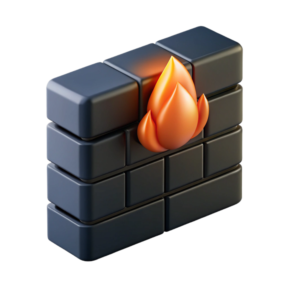 elegant minimalist A firewall appliance, black and rectangular genuine png