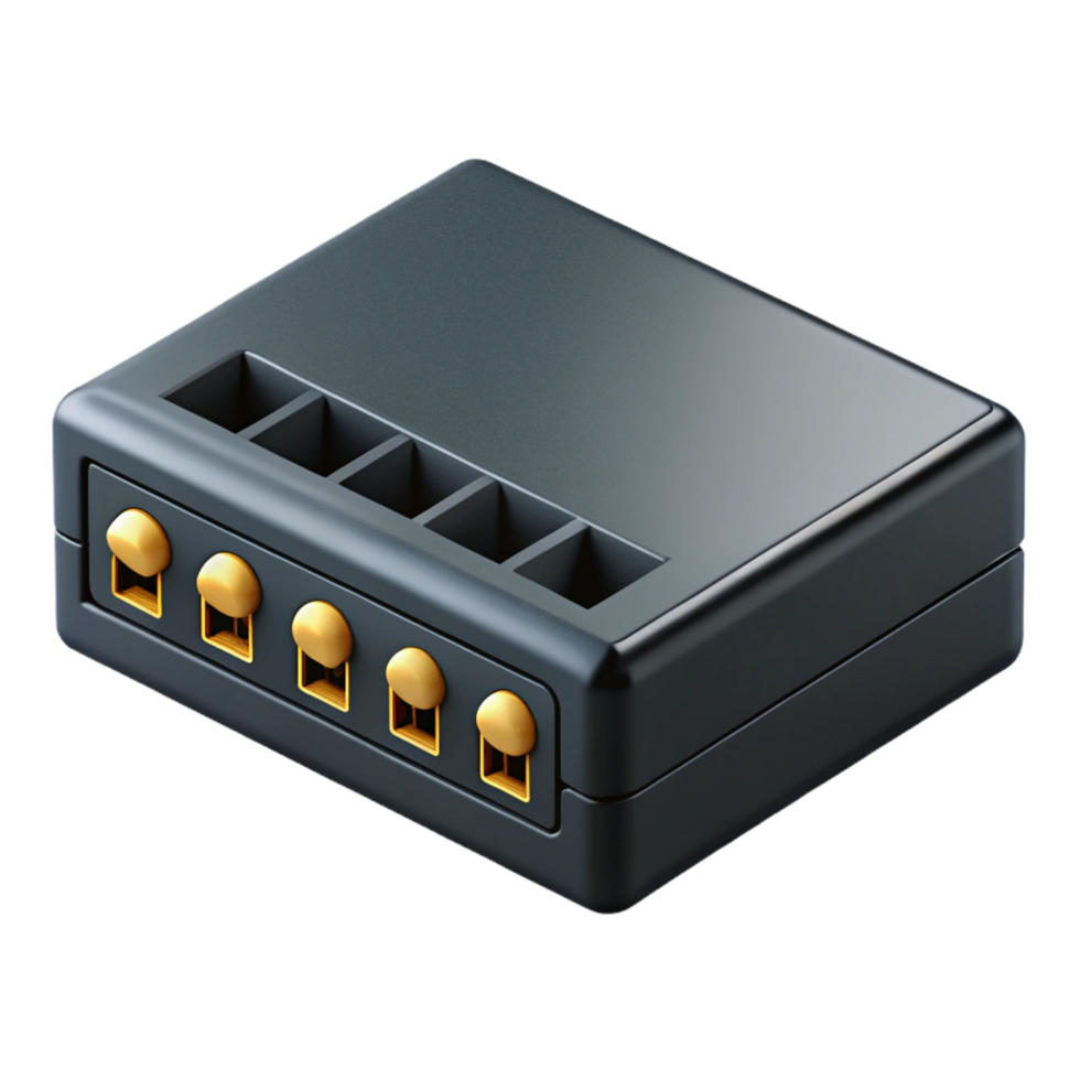 extraordinary creative A network switch, black and with multiple ports exclusive png
