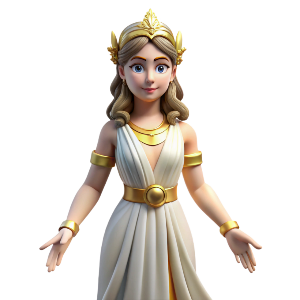 extraordinary rustic Hera, Greek goddess, queen of the gods, regal pose, high resolution png