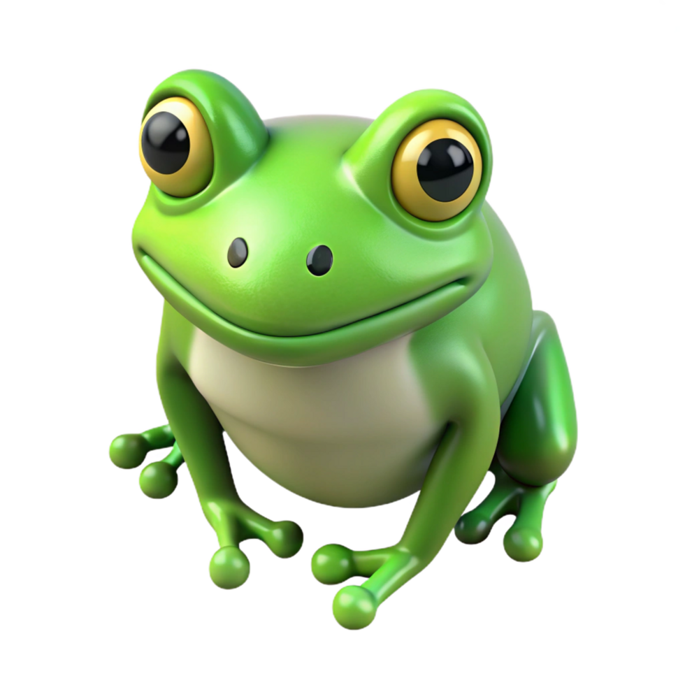 magnificent abstract A frog original png