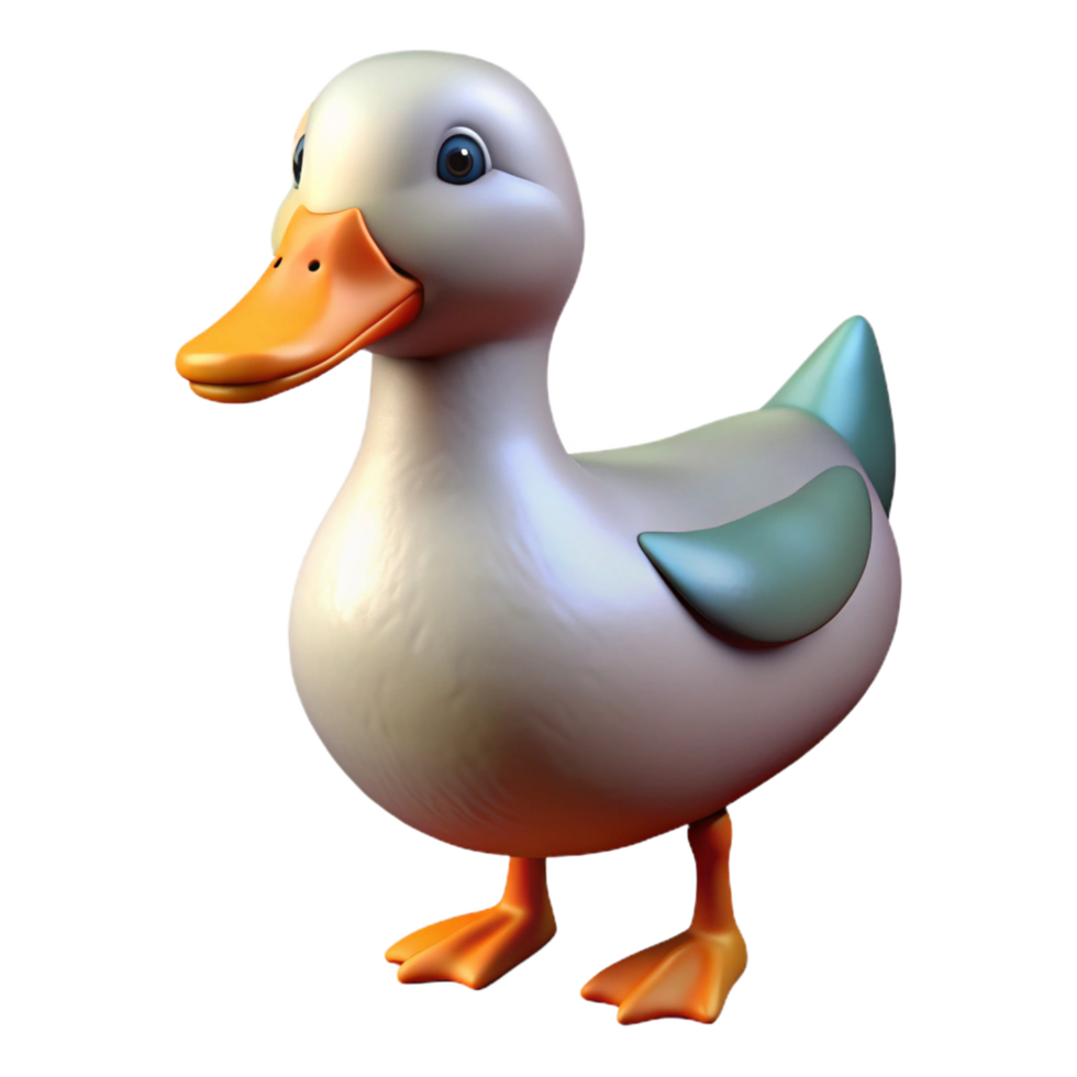 wonderful modern A duck detailed png