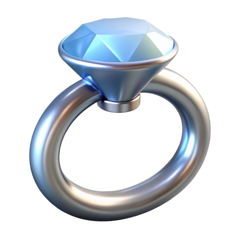 extraordinary contemporary A sparkling diamond ring, set in a silver band detailed png