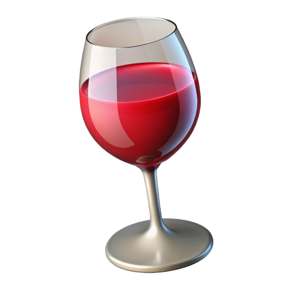 magnificent rustic Glass of red wine premium png