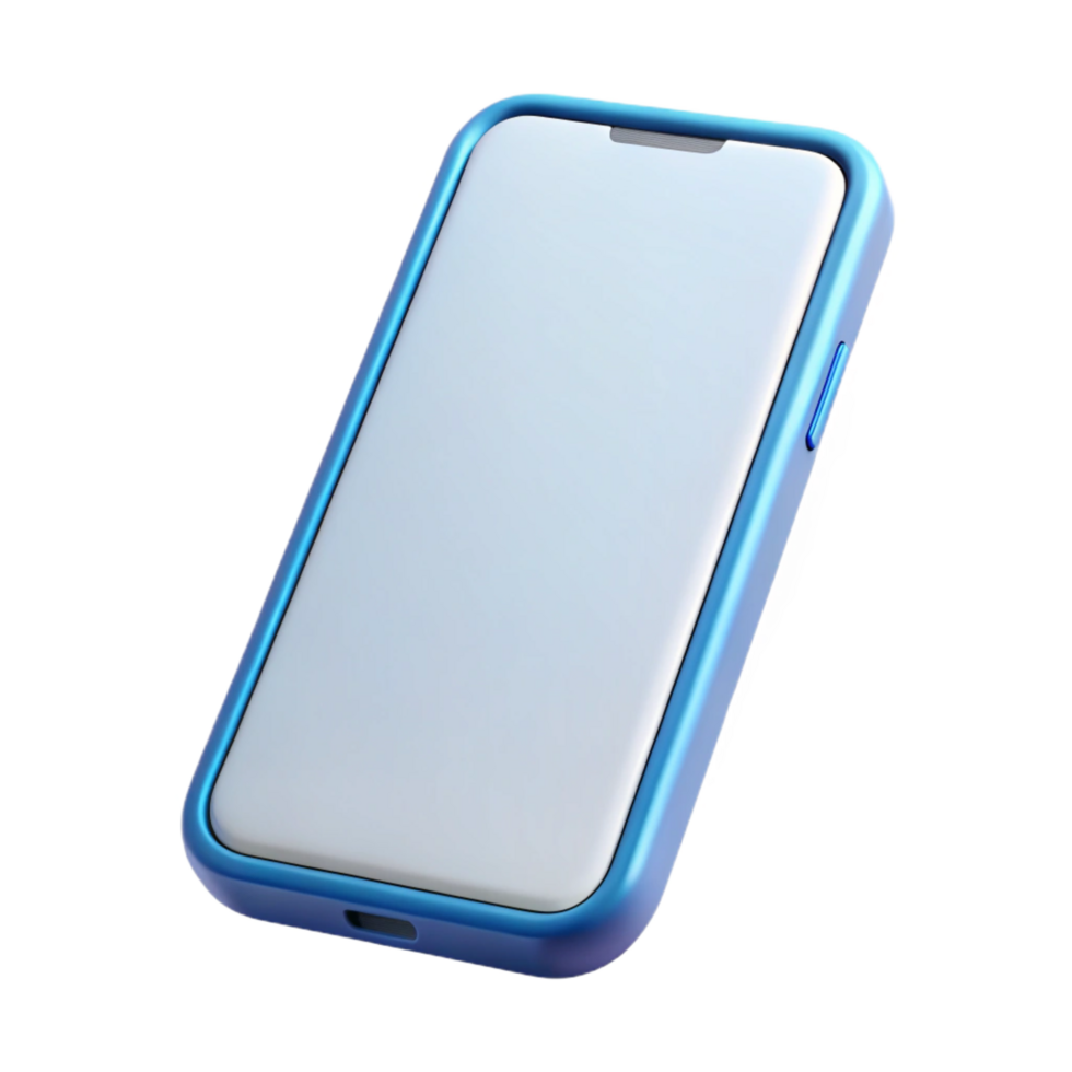 stunning abstract Mobile phone with blank screen high resolution png