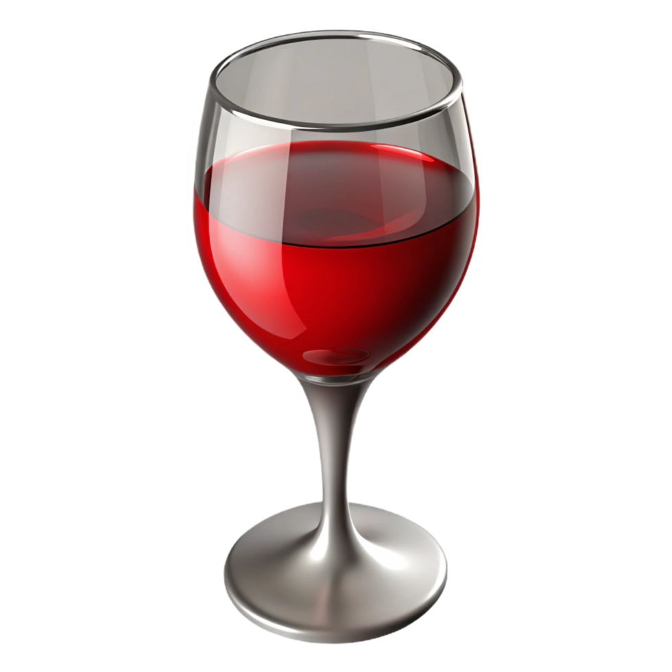 dramatic contemporary Glass of red wine detailed png