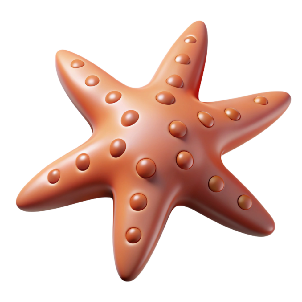 elegant abstract A starfish high resolution png