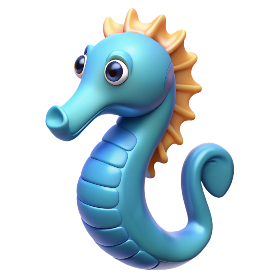 magnificent rustic A seahorse authentic png