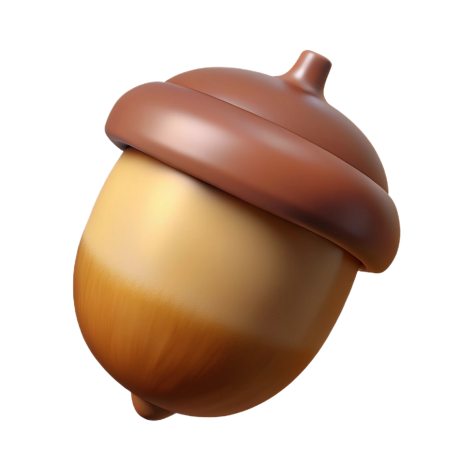 wonderful abstract Brown acorn with cap premium png