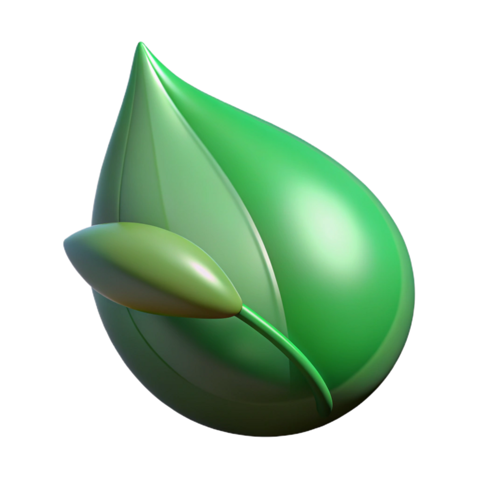 beautiful traditional Single dewdrop on a green leaf high resolution png