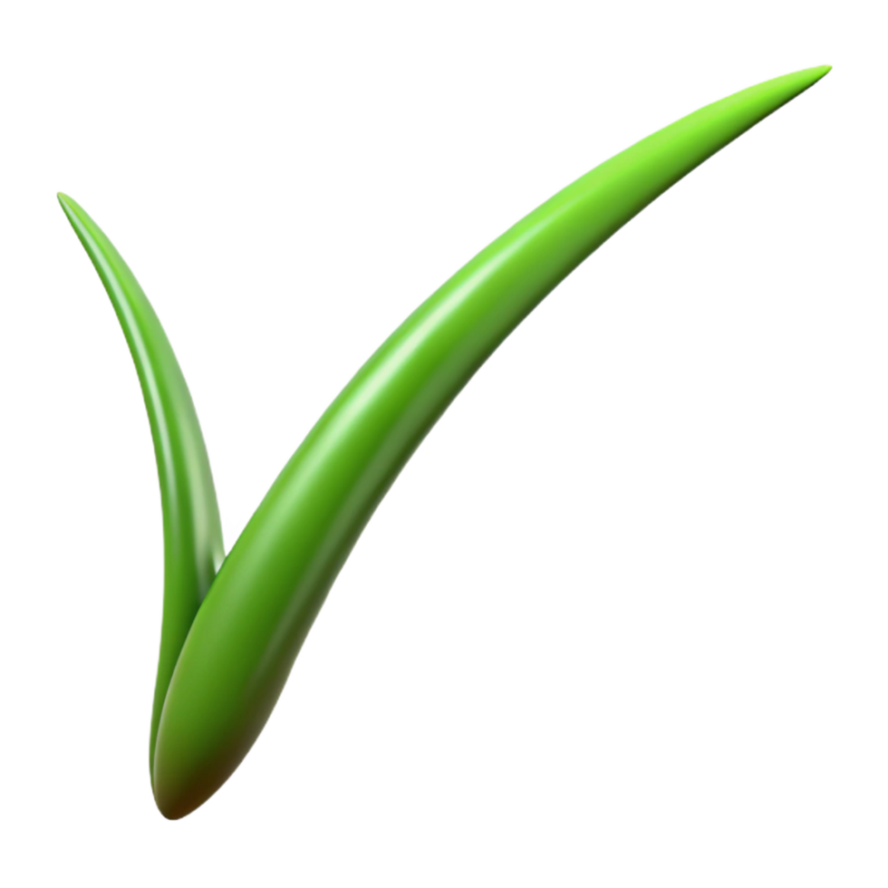 serene modern Single blade of grass 4K png
